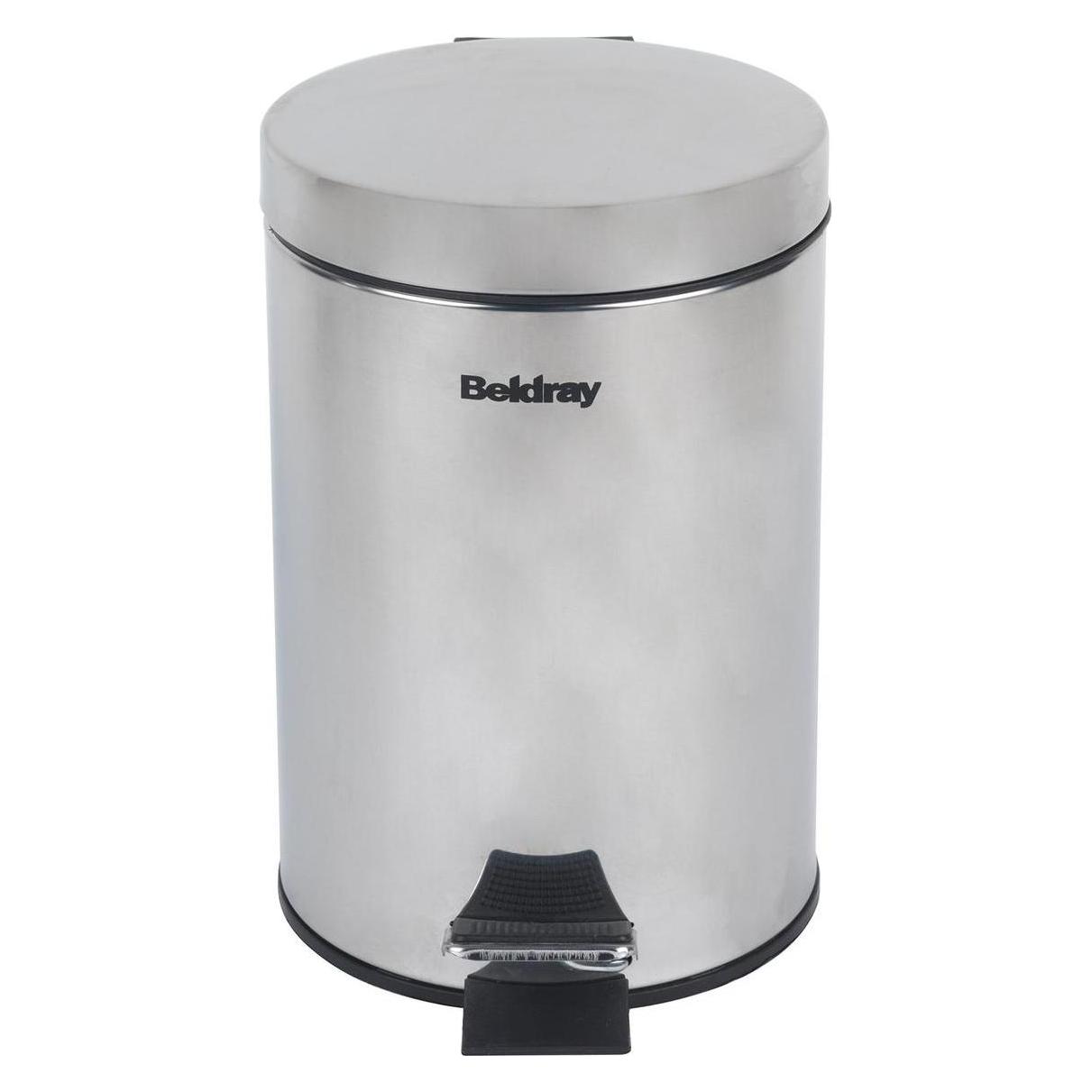 Beldray LA038098SSAFEU7 3 Litre Soft-Close Pedal Bin SS (3 l) (LA038098SSAFEU7)
