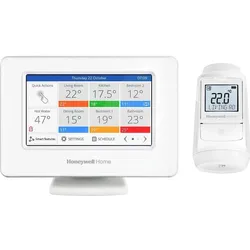 Honeywell Heizkörperthermostat-Set evohome EVO-APARTMENT-PLUS, Thermostat, Weiss