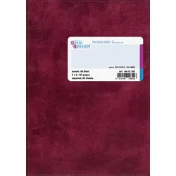 Geschäftsbuch A5 96 Blatt kariert Packung mit 5 Stück