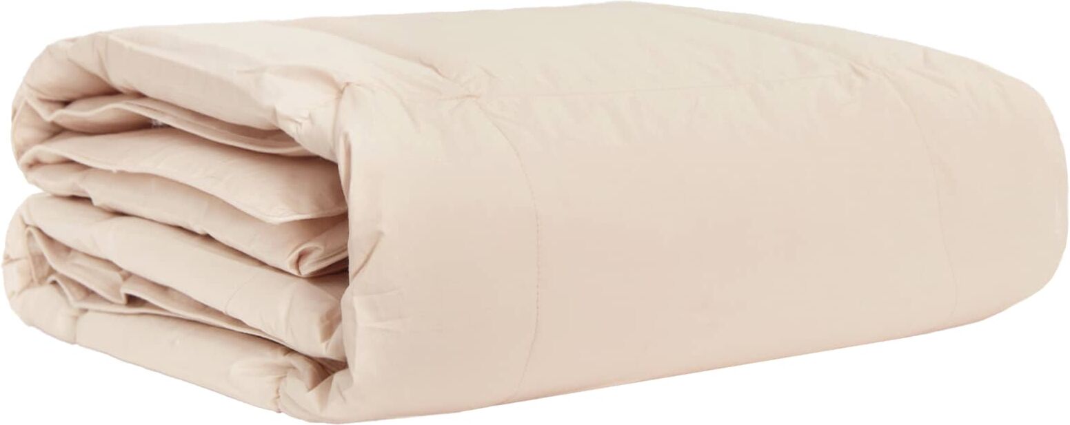 vidaXL Couette d'été Beige 200 x 200 cm 100% Kapok Naturel