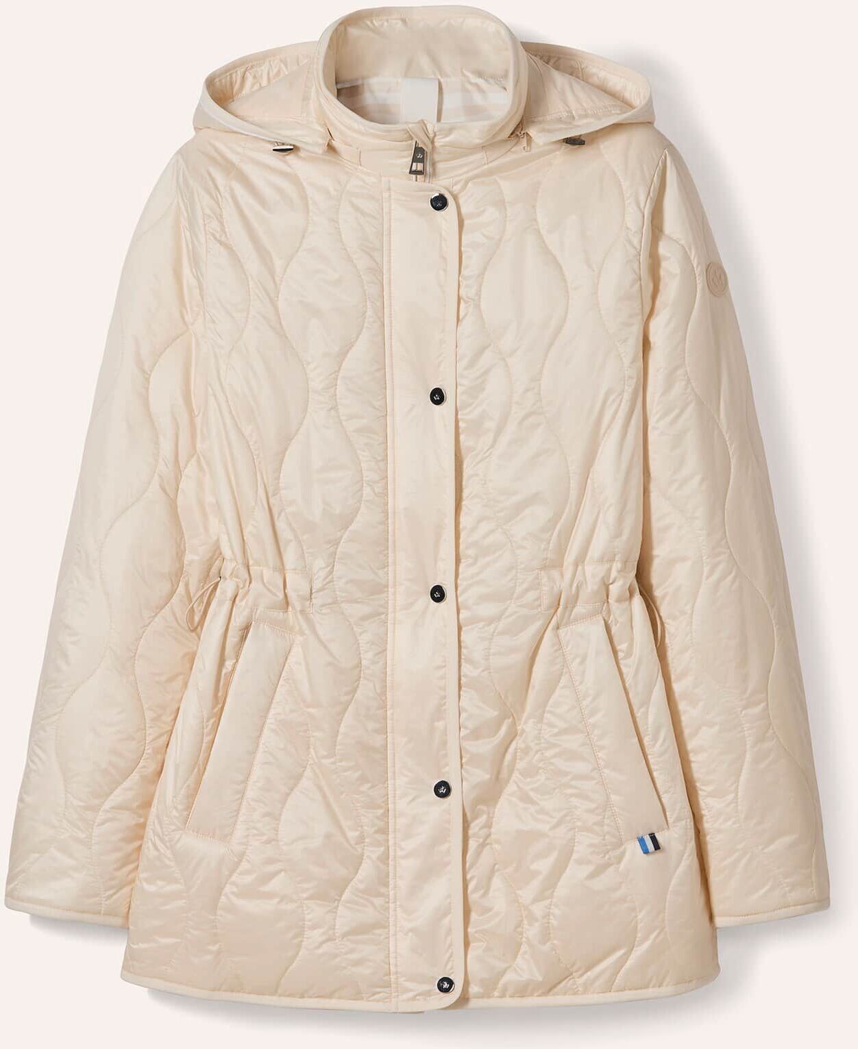 Walbusch Aquastop Stepp Parka, normale Größen#Kurzgrößen, Farbe Beige, 42, mit Aquastop-Membrane herrlich leicht Damen