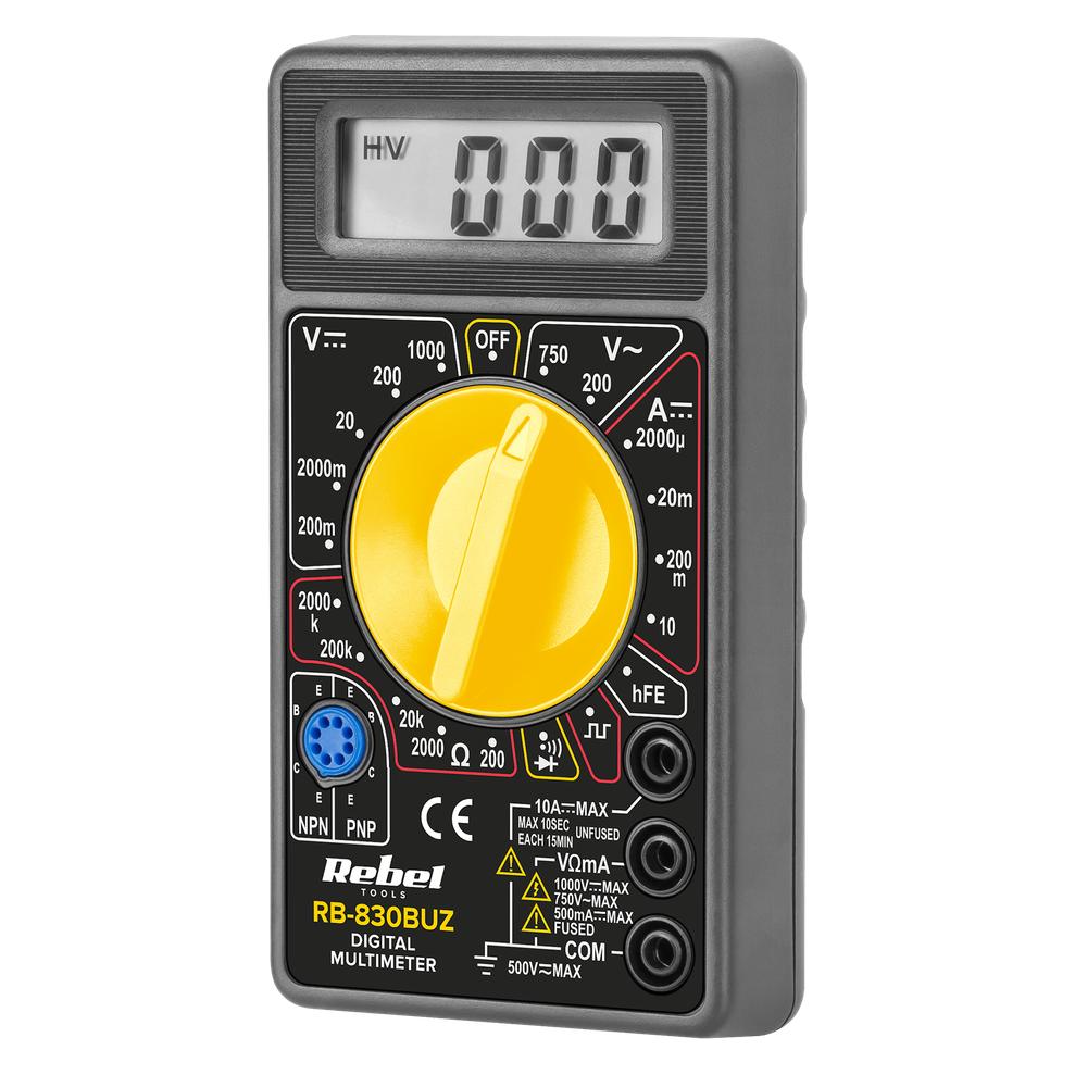 Rebel Miernik uniwersalny Tools RB-830BUZ (Hand-Multimeter) (41906930)
