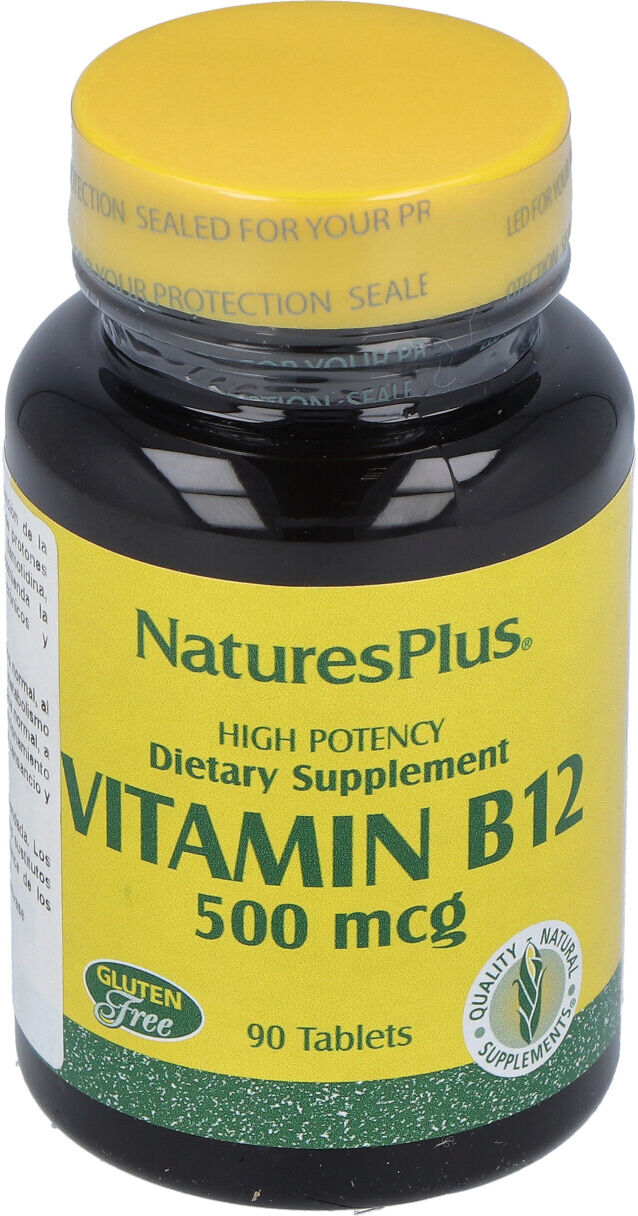 Natures plus vitamina b12 500mcg. 90comp.