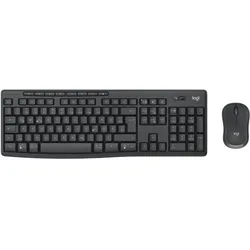 Logitech MK370 Combo (DE, Kabellos), Tastatur, Schwarz, Grau