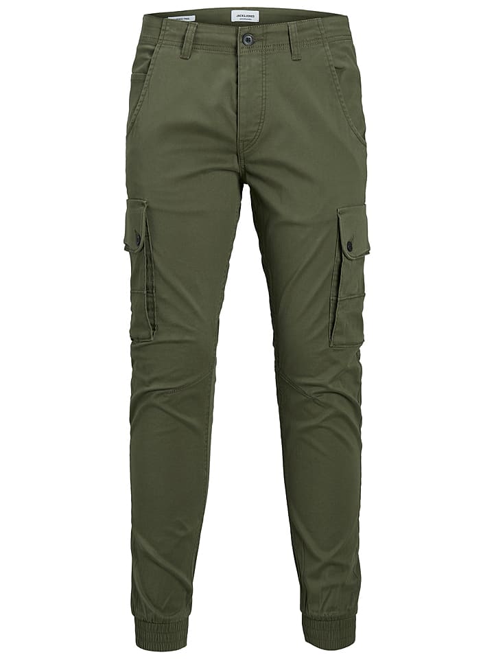 Jack & Jones Cargohose "Paul" in Khaki - W31/L34