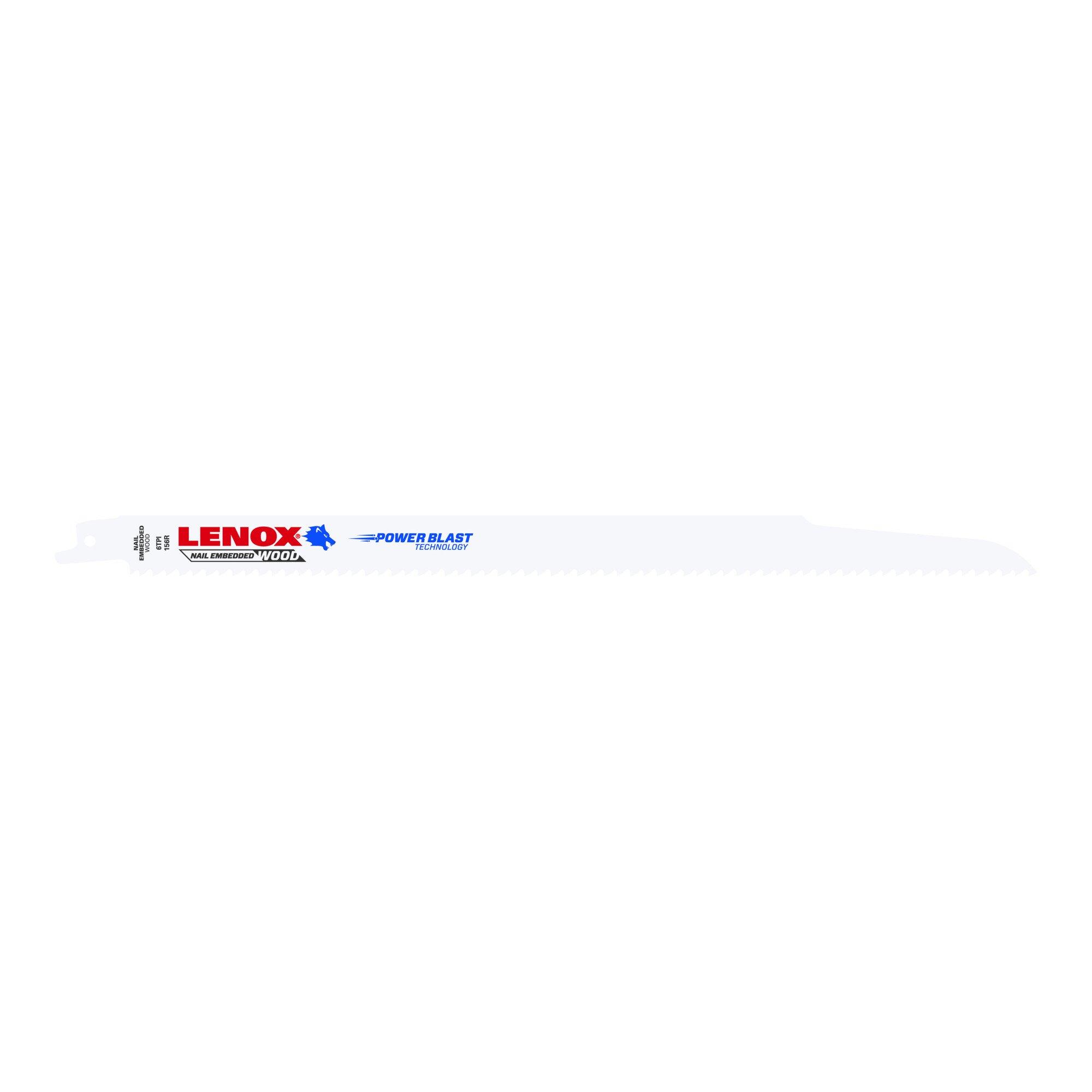 LENOX BIM-Säbelsägeblatt für Holz 305 x 19 x 1,3mm (20585156R)
