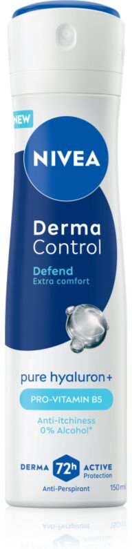 NIVEA Derma Control Defend antiperspirant spray for irritated skin 150 ml