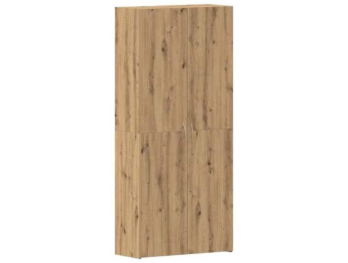 “Rabais  Meuble à chaussures Cabinet de chaussures - JILLE'S - étagère à couloir avec étagère Marron 80x35.5x180 cm SOLO422357