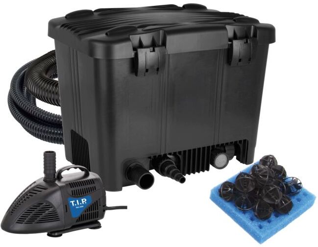 T.I.P. Teichfilter-Set - Für 20.000 l Teich, UV-C 18 W, Wet-and-Dry,  70 l Filterbehälter, WDF 20000 UV 18, 30285