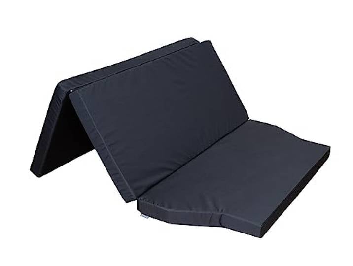 Mayaadi-Home Premium Schlafauflage für SpaceTourer, Traveller, Proace Verso & Zafira Live Klappmatratze 190x140x6cm, schwarz Faltbare Kaltschaum Matratze für Bus, Faltmatratze Camping