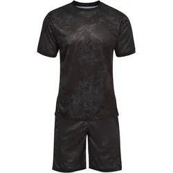 hummel hmlBLAZE Club26 Graphic Sport-Set (Trikot + Shorts) 1006 - black/asphalt XXL