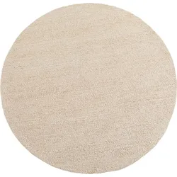 KARE DESIGN Teppich Boucara 57942 Ø 250 cm Mischgewebe Beige Creme