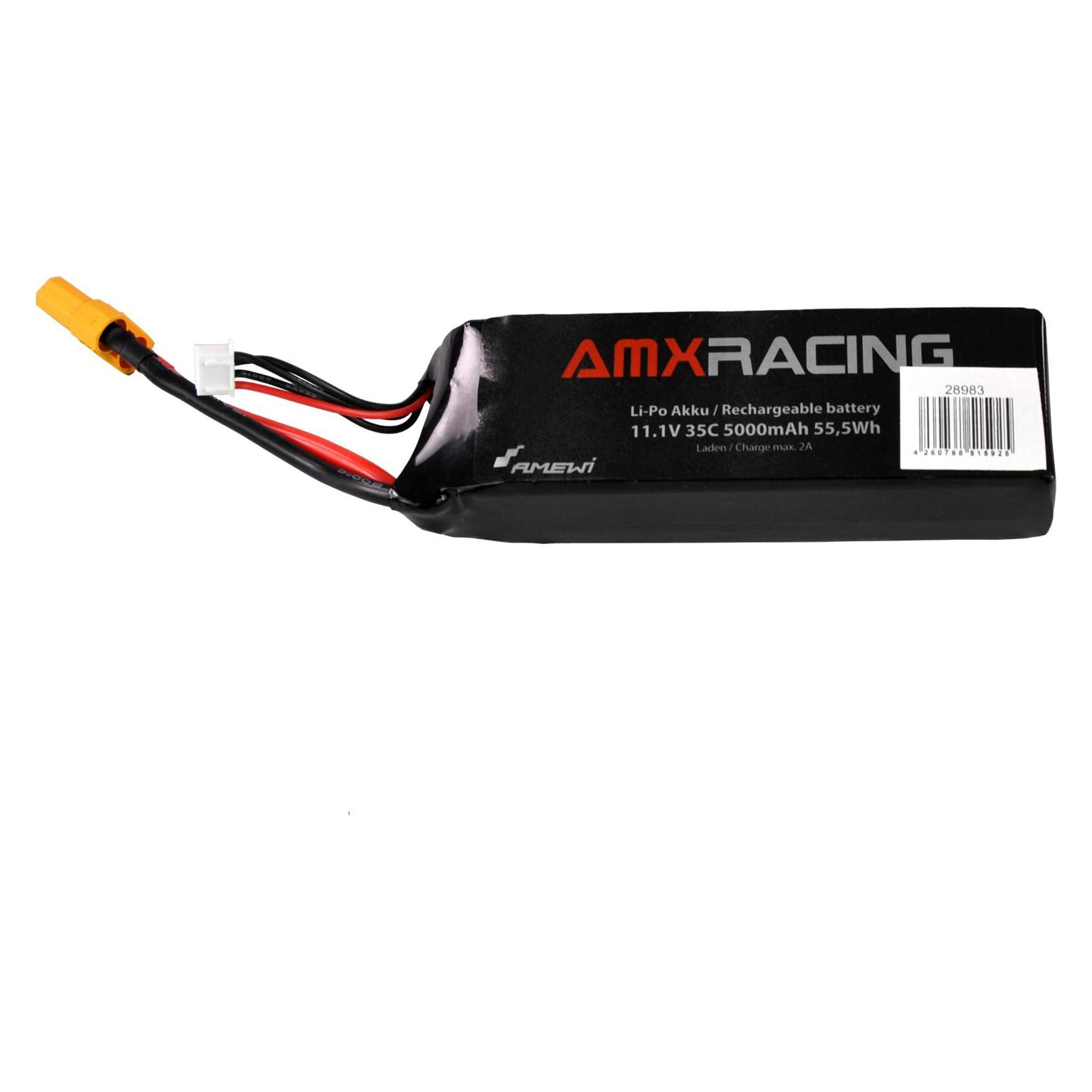 Amewi LiPo Akku 3S 11,1V 5000mAh 35C XT90 (5000 mAh, 11.10 V) (32294145)