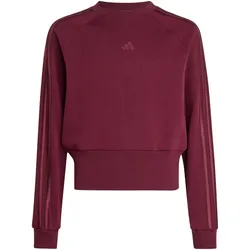 adidas Satin Sweatshirt Mädchen KQ7042 - maroon/maroon 116