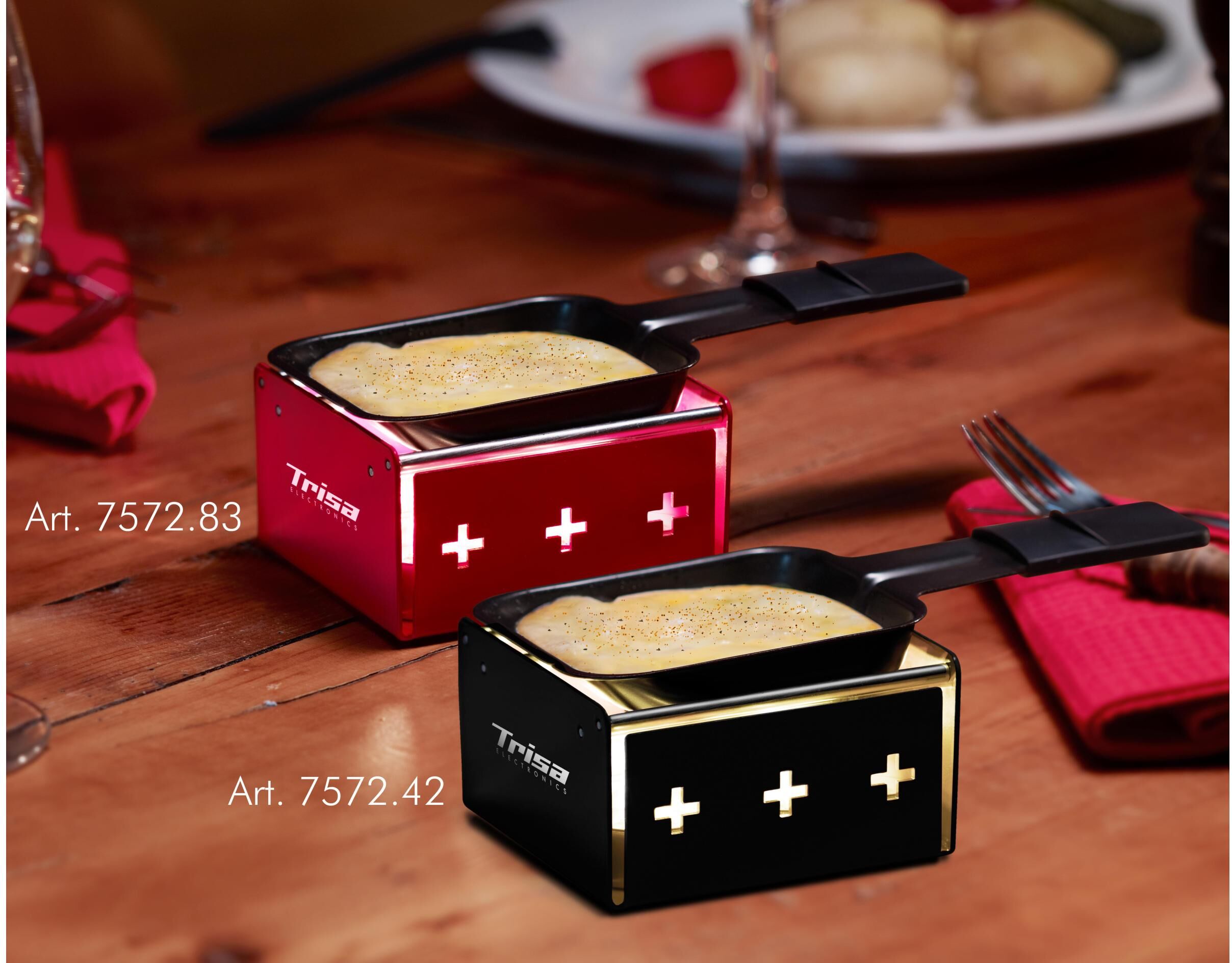 Raclette TRISA "MyRaclette rot", rot, Raclettes, Raclette rot Einheitsgröße