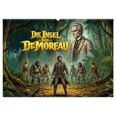 Die Insel des Dr. Moreau (Wandkalender 2027 DIN A2 quer), CALVENDO Monatskalender