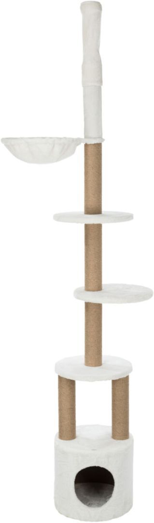TRIXIE Kratzbaum Aurelio, deckenhoch, 236–250 cm, weiß