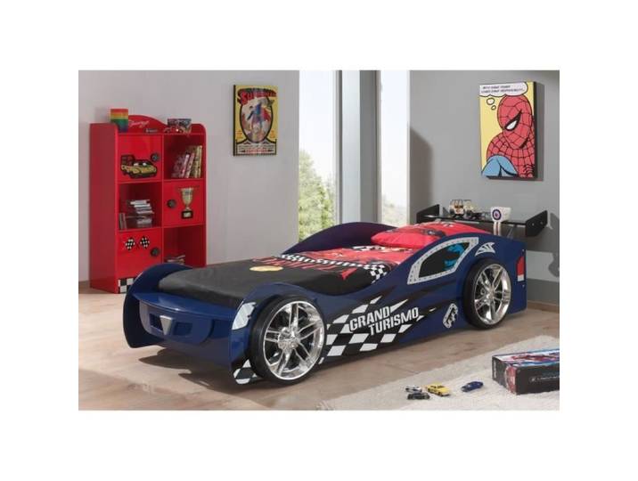 Lit enfant Grand Turismo bleu - FUN