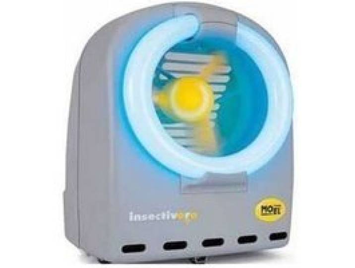Piège à insecte stériliseur - MO-EL - INSECTIVORO - 55W - Gris - Réservoir breveté