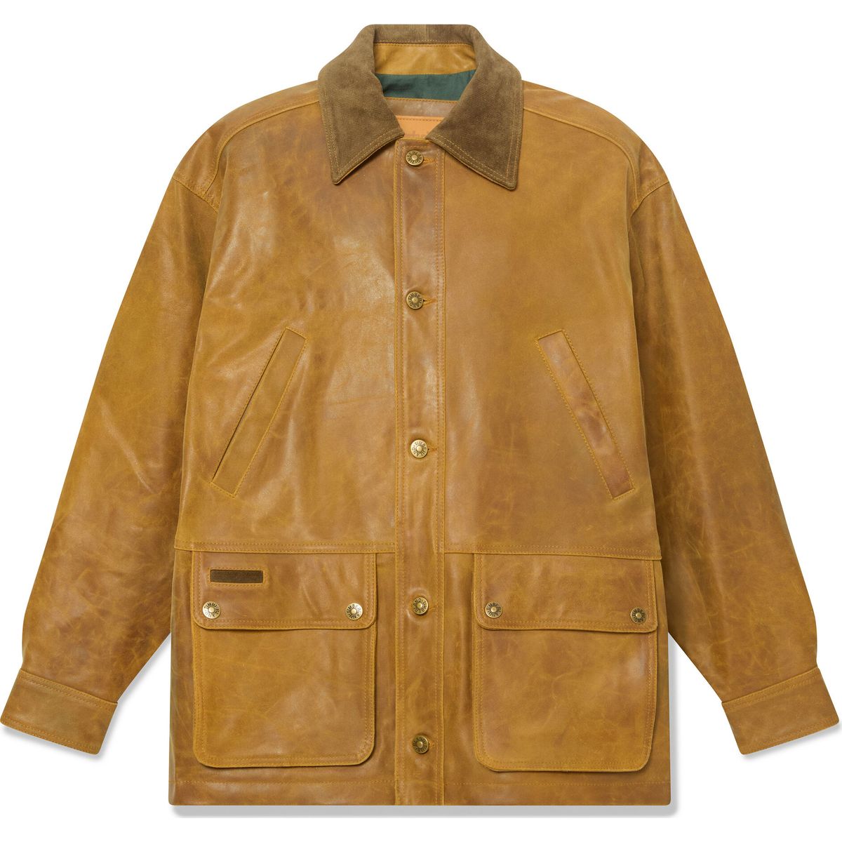 Timberland Mens Leather Field Coat ermine S TBC0YH7QAKX1-S