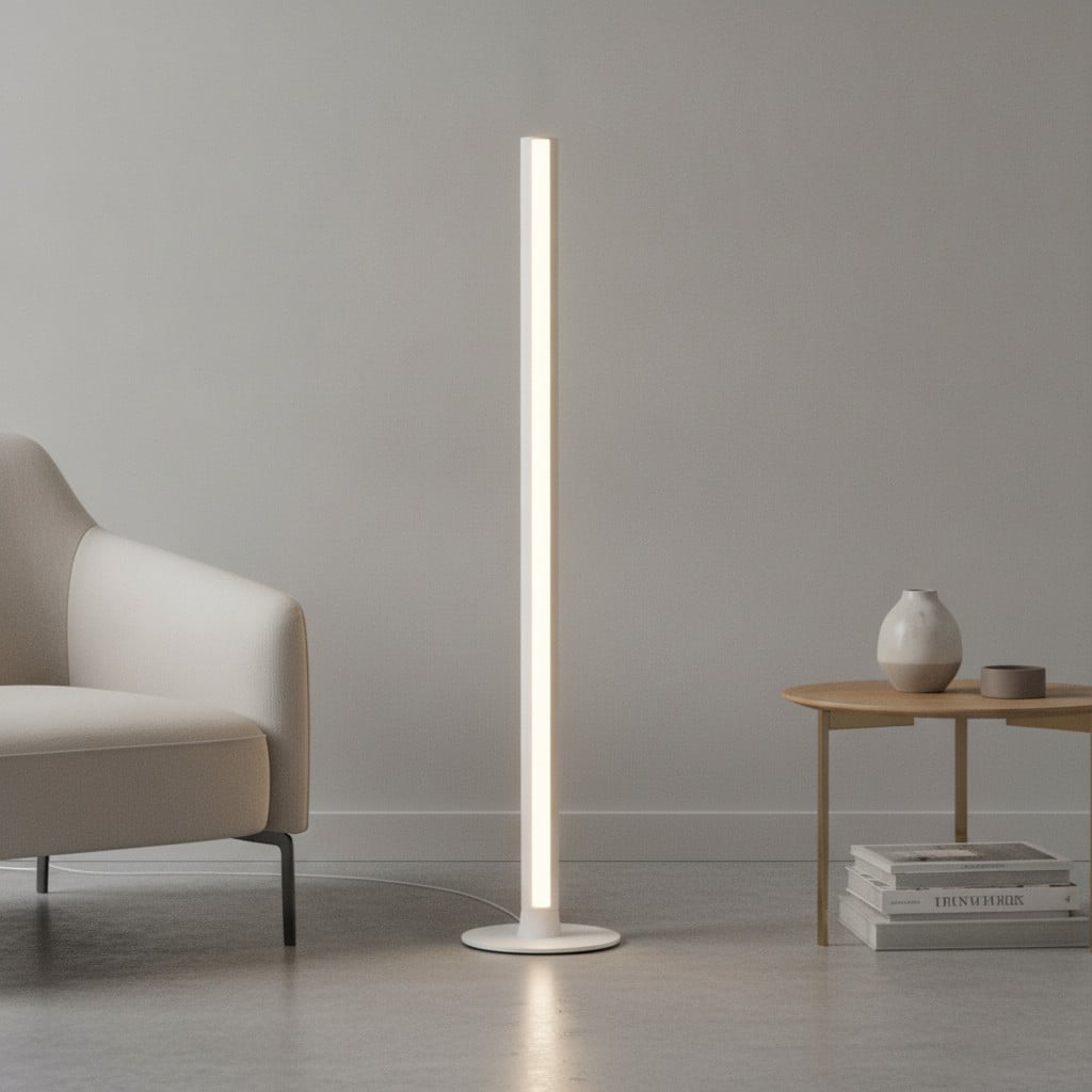 Dimbare vloerlamp Frankfurt van Artdelight in wit