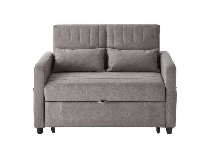 ULEVR canapé-lit 2 places convertible 166 x 95 cm - dossier réglable 3 positions design extensible gris