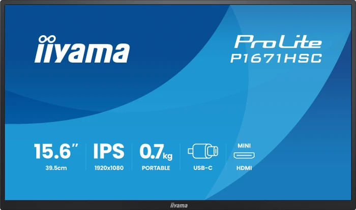 15,6" iiyama ProLite P1671HSC-B1