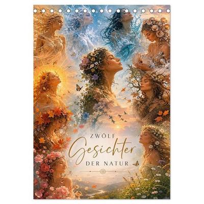 Zwölf Gesichter der Natur (Tischkalender 2027 DIN A5 hoch), CALVENDO Monatskalender