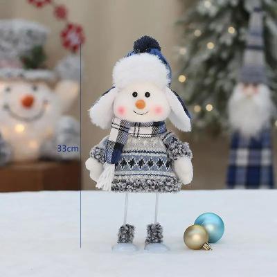 Uplift Picks Cute Plush Snowman Toy Holiday Plush Decoration Winter Gift Doll a 20 33 Cm