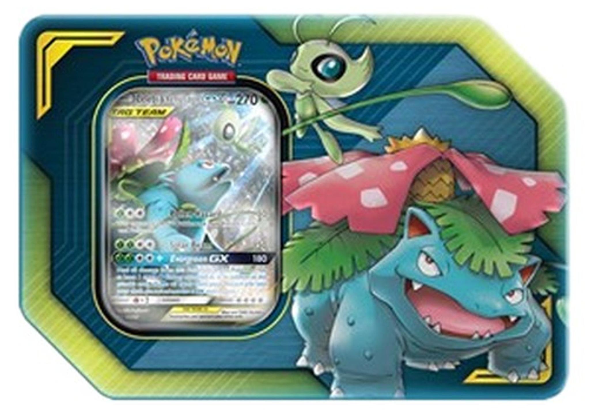 Pokemon Tag Team Tins: Celebi & Venusaur GX Tin