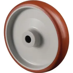 BS Rollen Ersatzrad Polyurethan rot Rollenlager Ø 80 mm 100 kg - B31.080