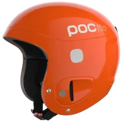 POC POCito Skull Kinder Skihelm fluoreszierendes Orange, verstellbar, Einheitsgröße.