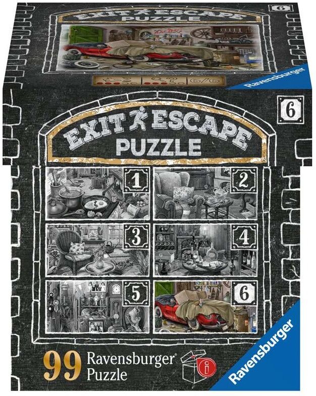 Escape puzzle 99 pcs Le garage du manoir - Ravensburger