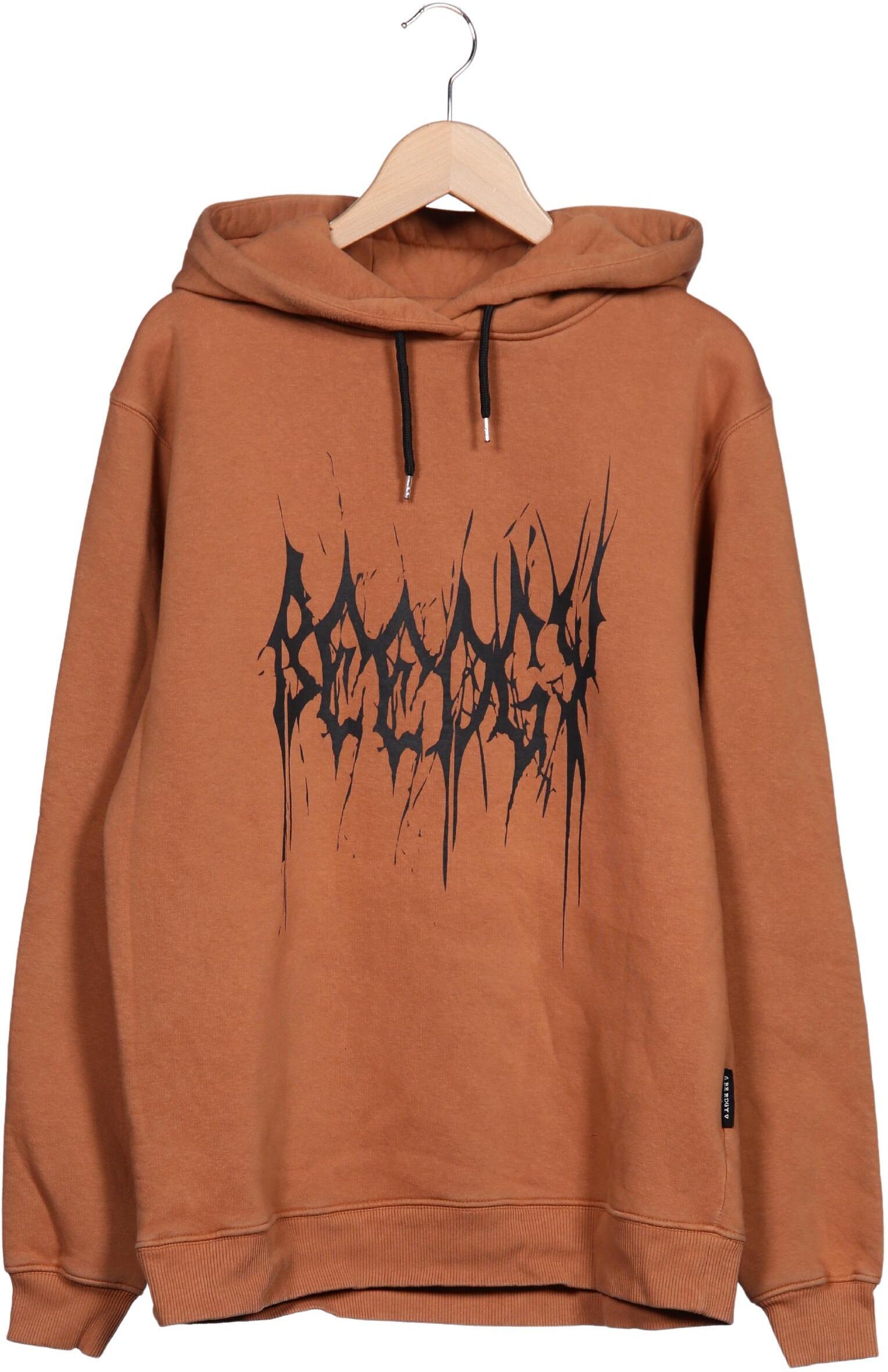 Be Edgy Herren Kapuzenpullover, Braun, Gr. L, Baumwolle / Synthetik - Second Hand