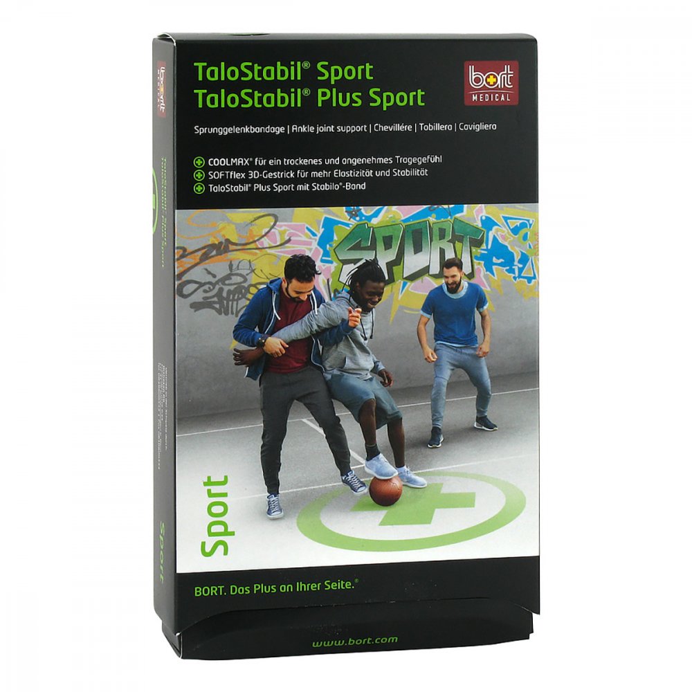 Bort GmbH Bort Talostabil Sport Bandage large schwarz/grün 10207819