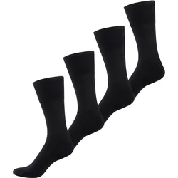 NUR DER Herren Basicsocken Baumwolle Aktiv 4er Pack
