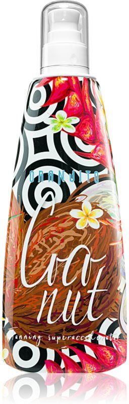 Oranjito Max. Effect Coconut lait bronzant solarium  qui accélère le bronzage 250 ml