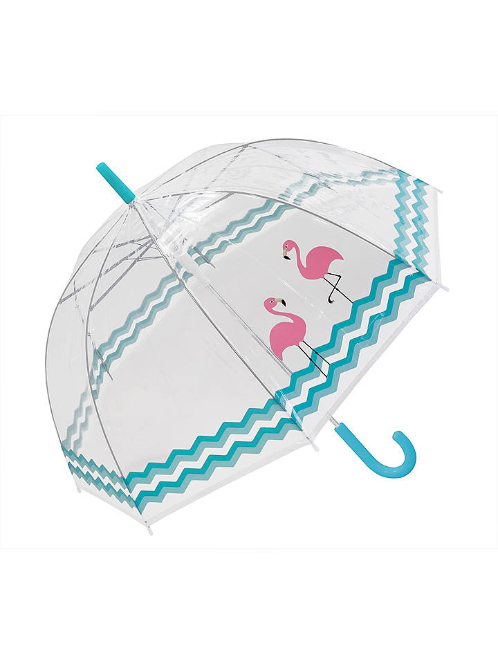 SUSINO Stockschirm in Transparent/ Hellblau - Ø 81 cm - onesize