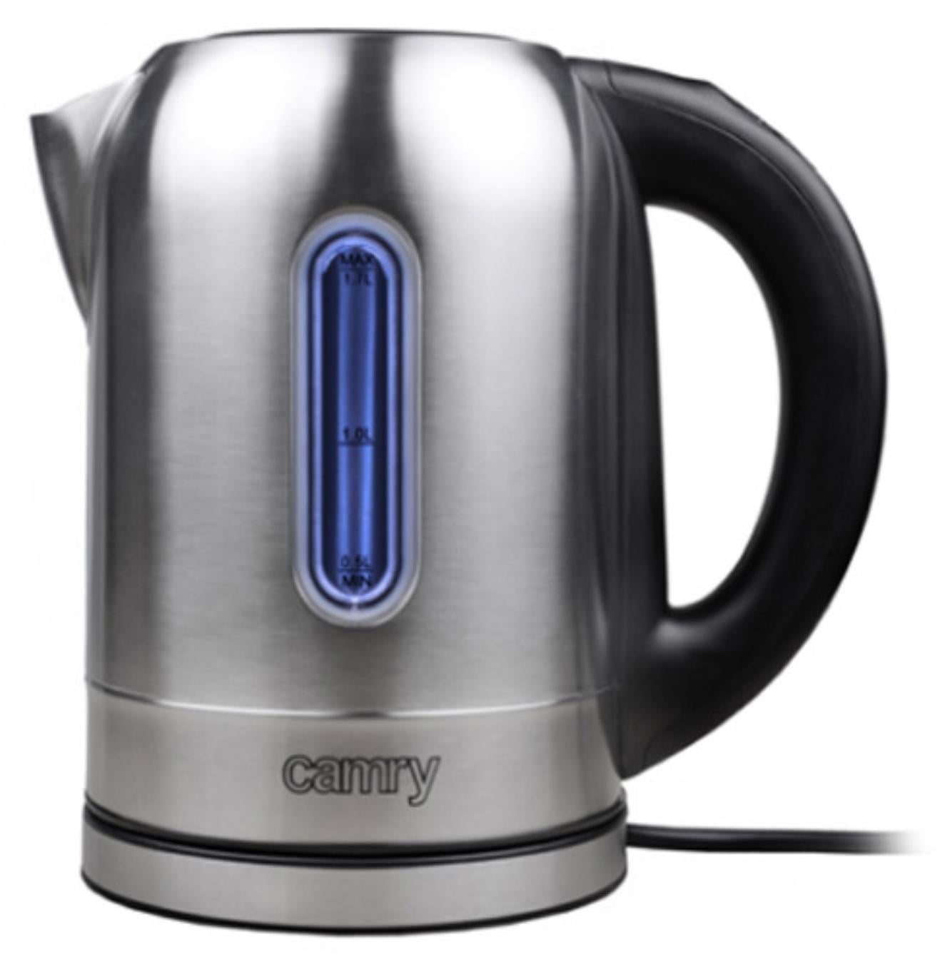 Camry CR 1253 waterkoker, 1,7 liter, roestvrij staal, 2200 W