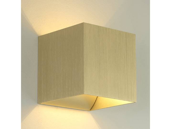 Applique 10 x 10 x 10cm Doré/Doré Aluminium, anodisé G9