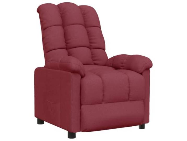 Makastle Relaxsessel Weinrot Stoff