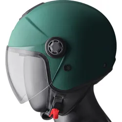 GMS-Moto Gelato Mint, Jethelm - Dunkelgrün - XS