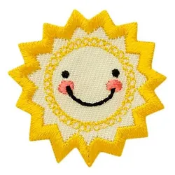 Mono Quick Sonne, Applikationen, Mehrfarbig, Gelb