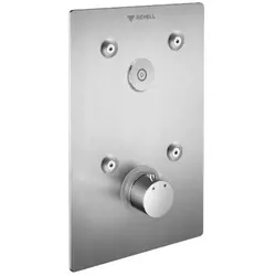 Schell Linus d-c-t Fertigmontageset 019092899 Frontplatte Edelstahl, CVD-Touch-Elektronik, Thermostat