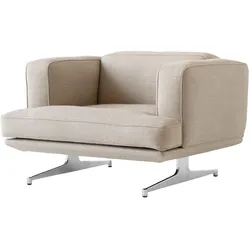 &Tradition Inland AV21 Sessel, polished aluminium / ecriture 0240