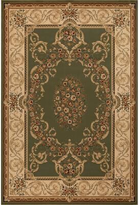 MDA Rugs Aubusson Collection Classic Medallion Area Rug