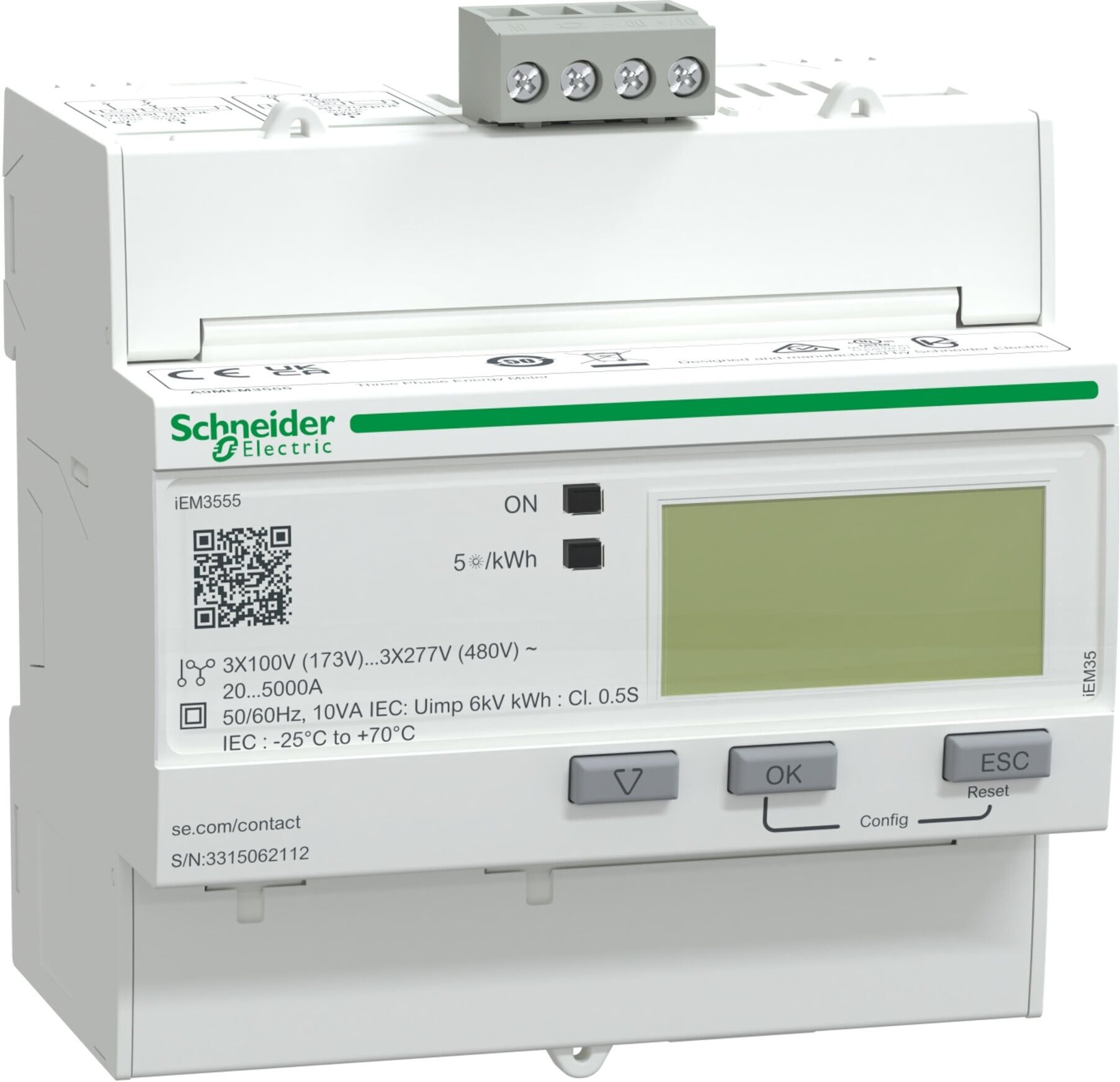 Schneider Electric Energiezähler IEM3555 3P+N (A9MEM3555)
