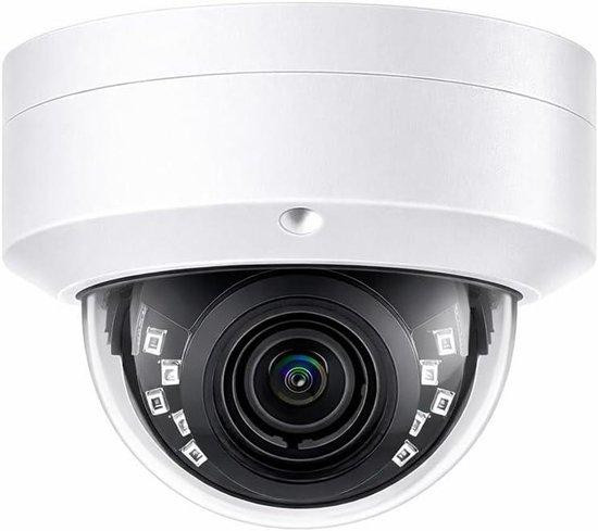 IP Camera Buiten - Beveiligingscamera Dome - 5MP Hoge Resolutie - 2.8mm Groothoek - Wit