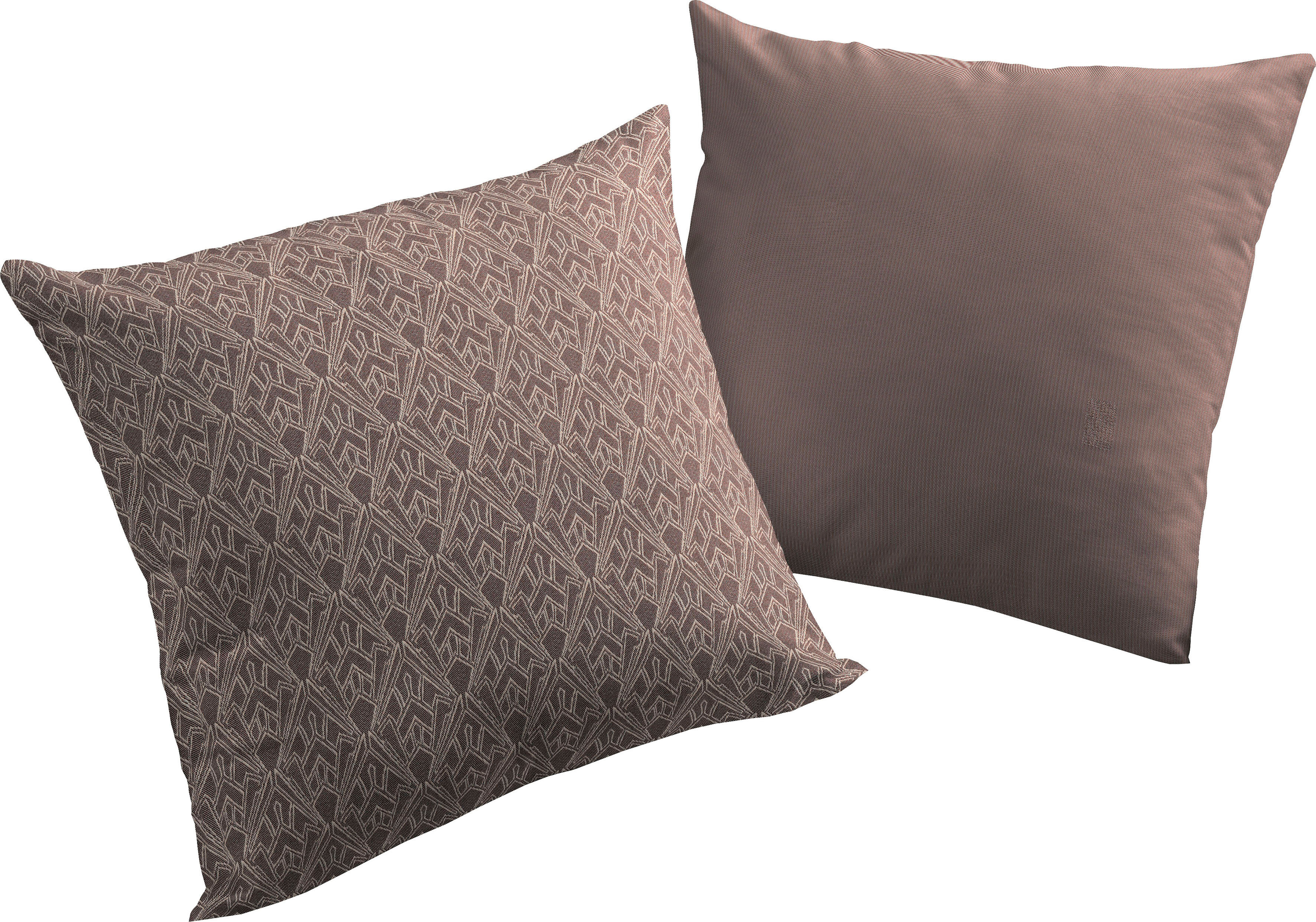 Dekokissen ADAM "Urban Cactus", braun (kaffee, gemustert), B:50cm L:50cm, Baumwolle, Dekokissen_Sitzkissen_Kissenhüllen, Dekokissen, zertifizierter Bio-Baumwolle, Wendekissenhülle ohne Füllung, 1 Stück kaffee, gemustert B/L: 50cm x 50cm, 1 Stk.