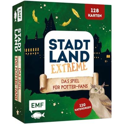 Kartenspiel: Stadt, Land, Extreme – Das inoffizielle Spiel für Harry Potter-Fans mit 128 Karten
